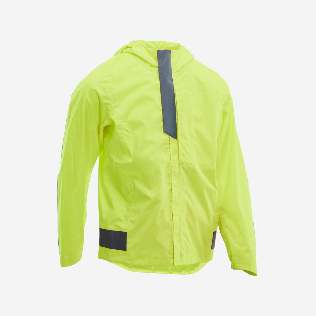 VESTE VÉLO 500 ENFANT PLUIE JAUNE HAUTE VISIBILITÉ – 8561479