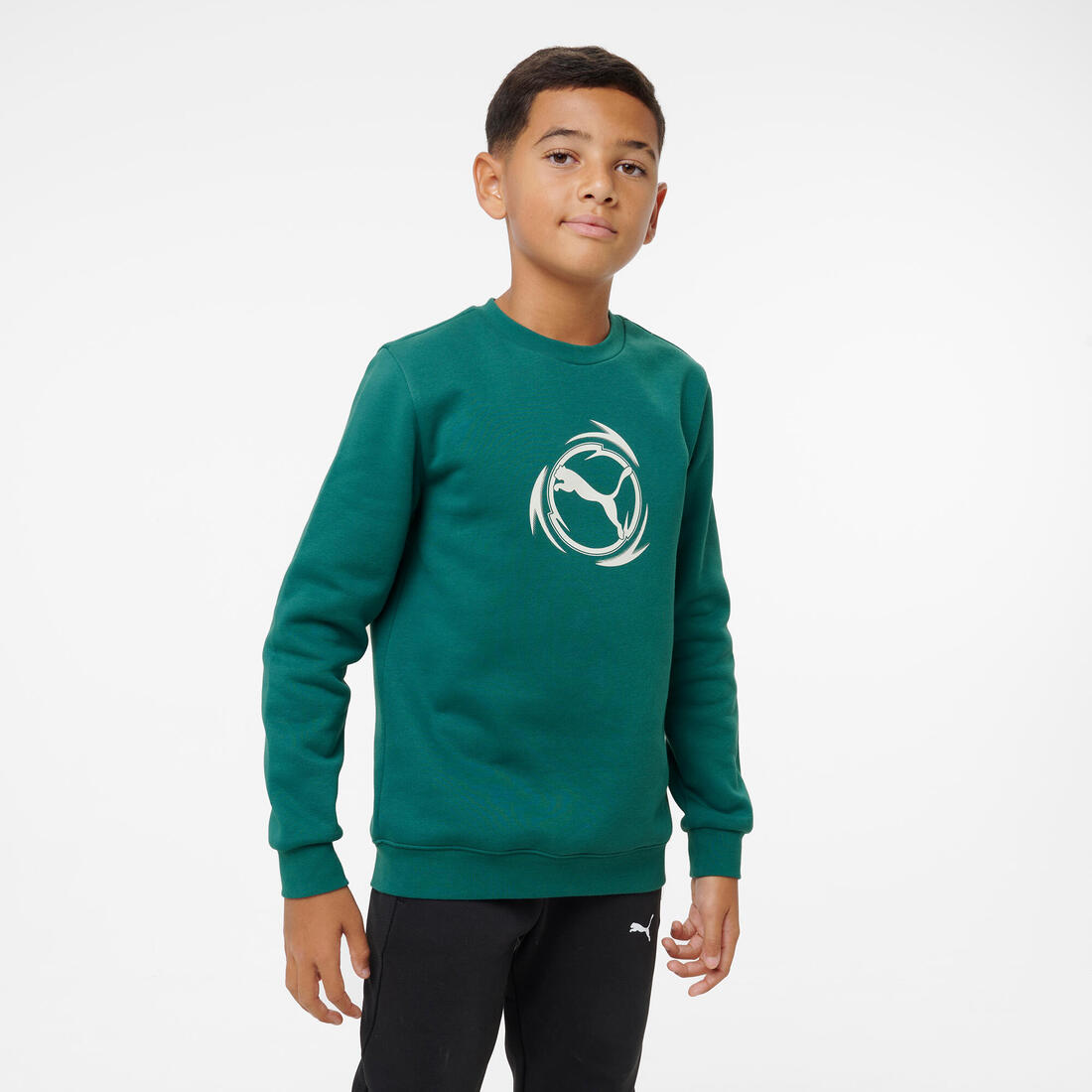 Sweat à capuche enfant, vert