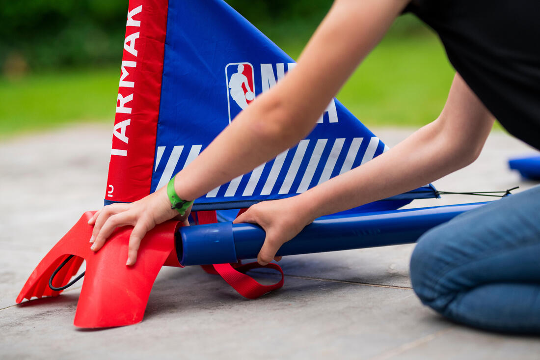 Panier de basket sur pied nomade réglable de 1m à 1,80m - HOOP 500 Easy NBA