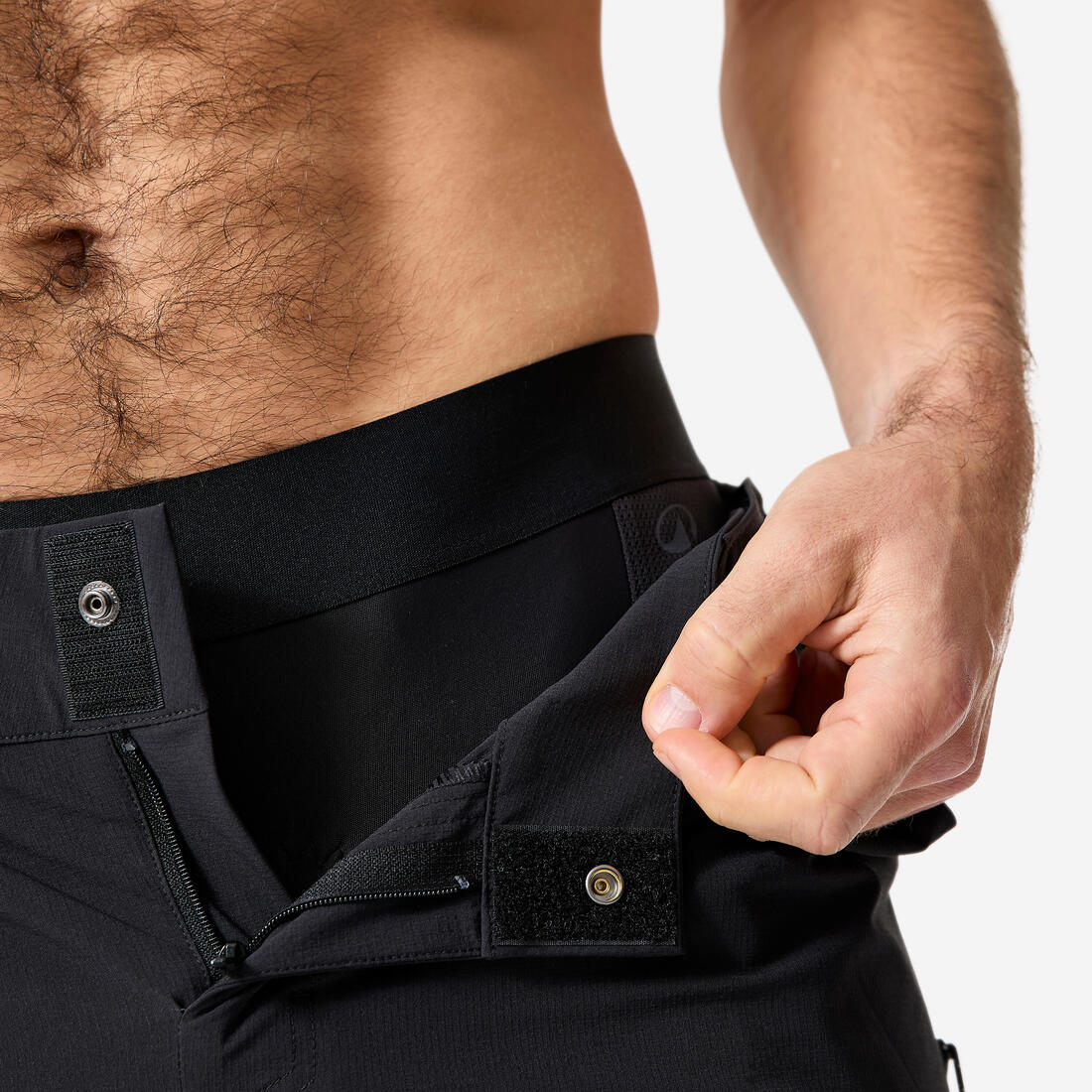 Sous-short VTT Homme, 100 noir