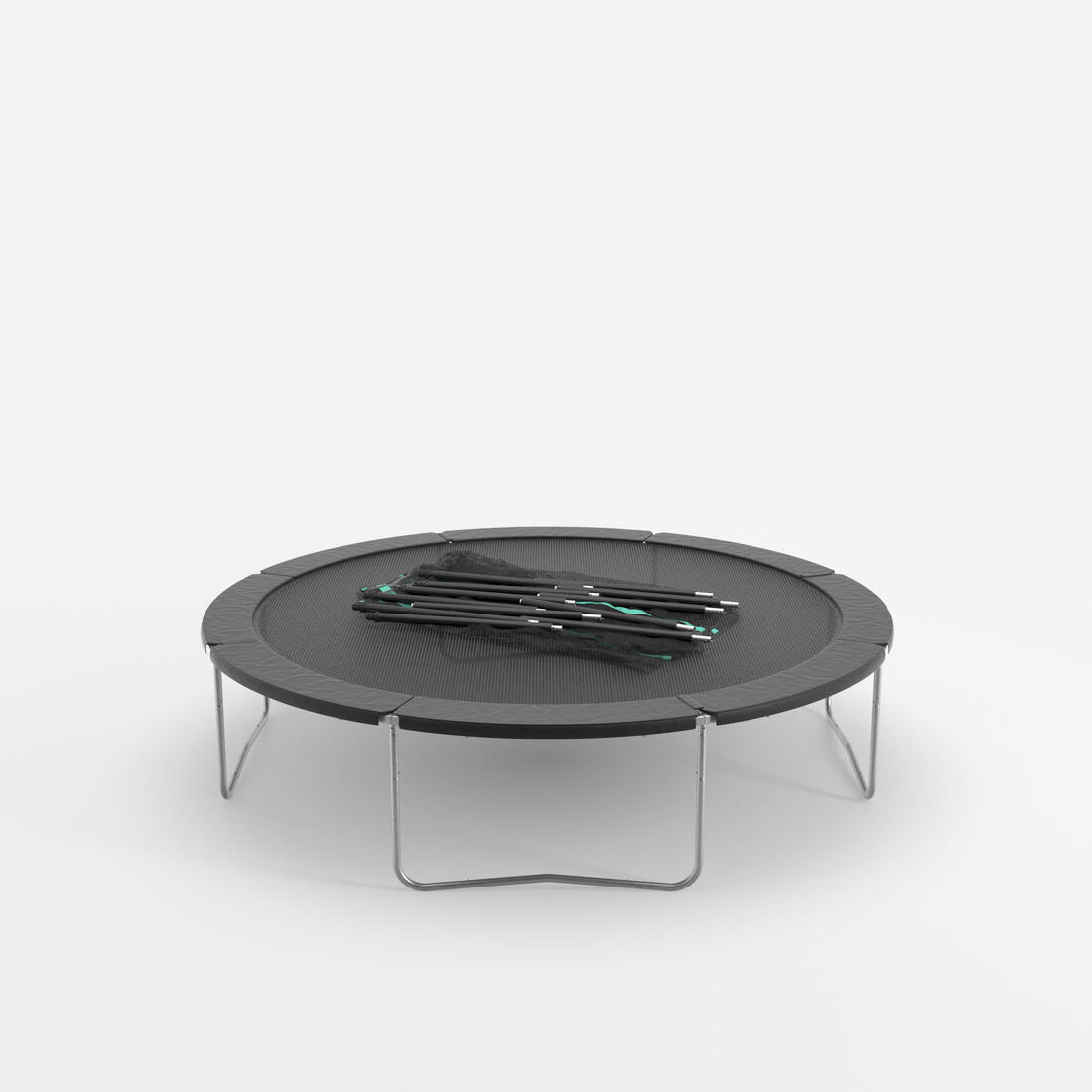 Trampoline 360 avec filet de protection - montage sans outil