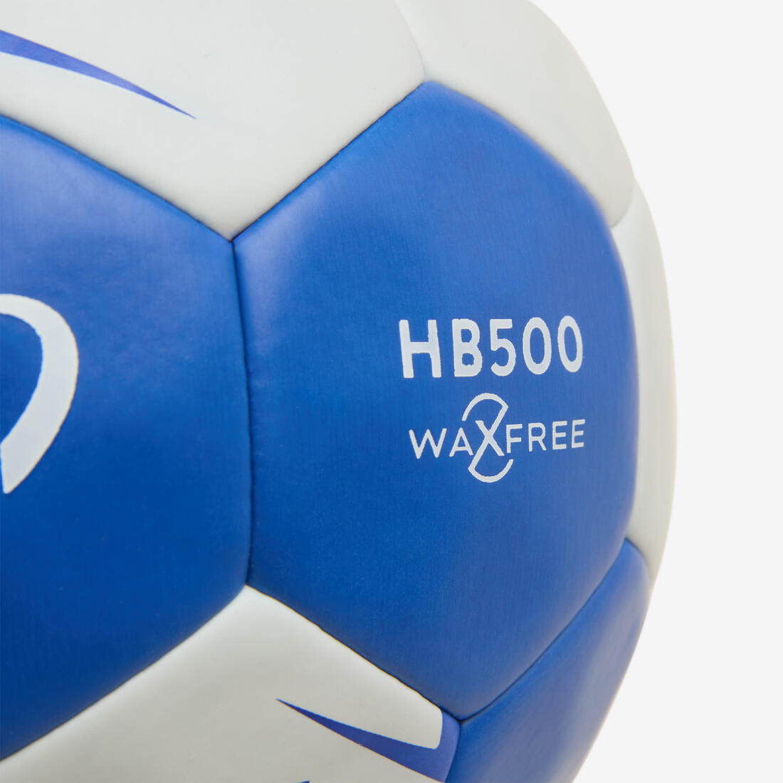 Ballon de handball sans résine taille 2 - Waxfree Ultragrip bleu / blanc
