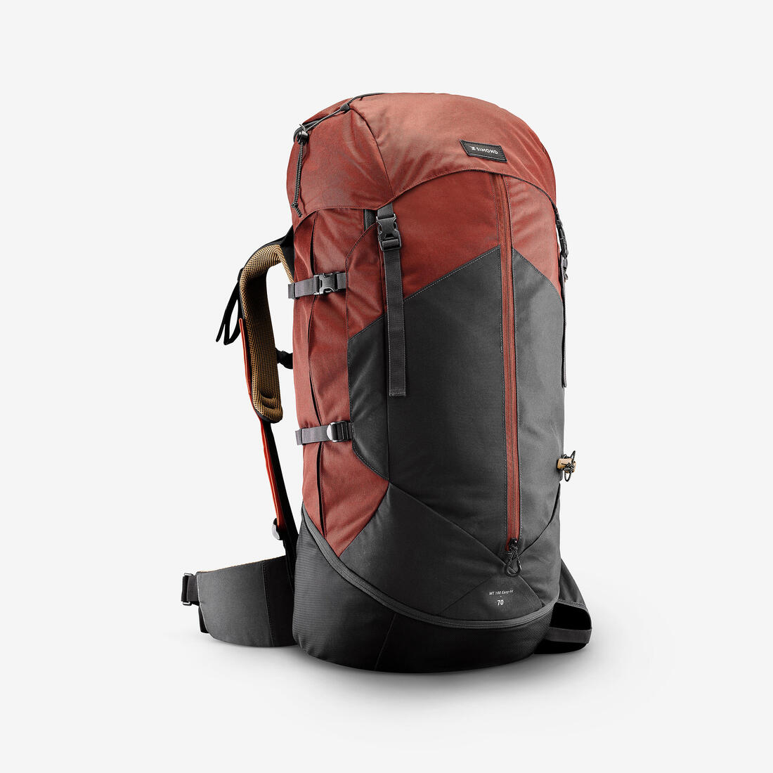 Sac à dos de trekking homme 70 l - mt100 easyfit