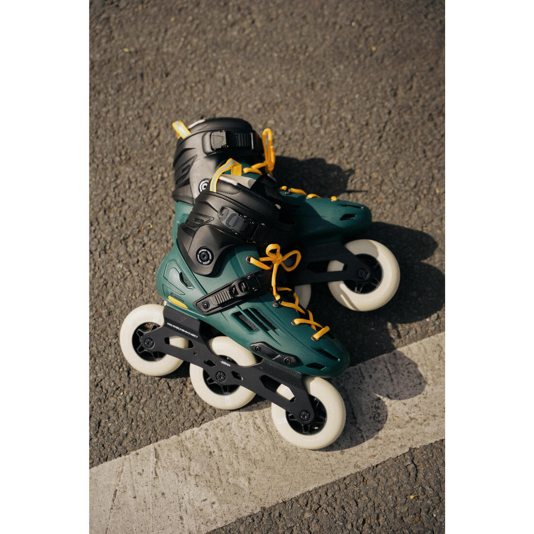 Roller freeskate adulte mf900 urban green