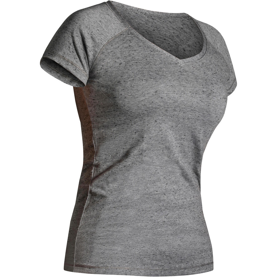 T-shirt Col V fitness Femme - 500