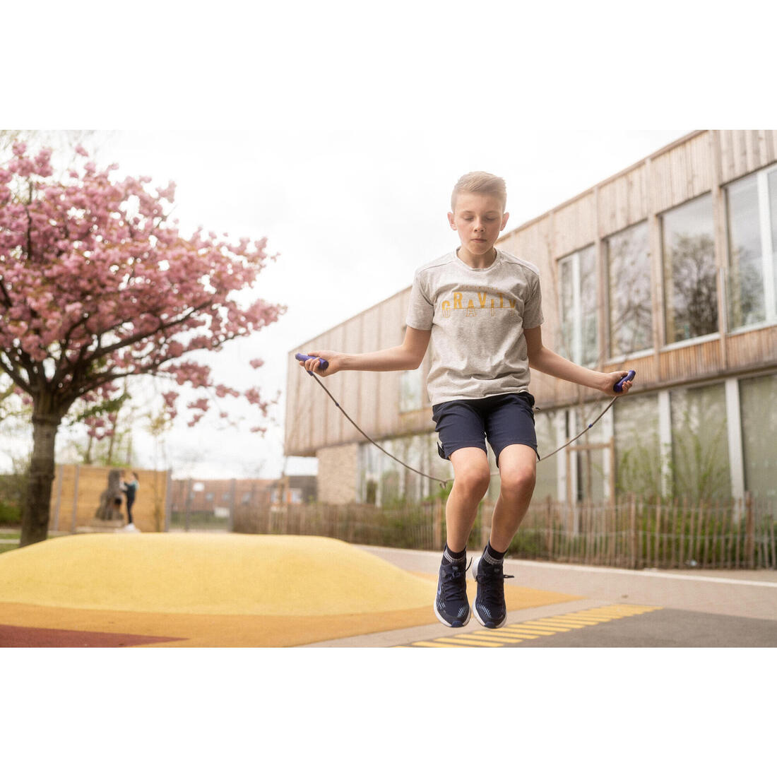 T-shirt enfant coton respirant - 500