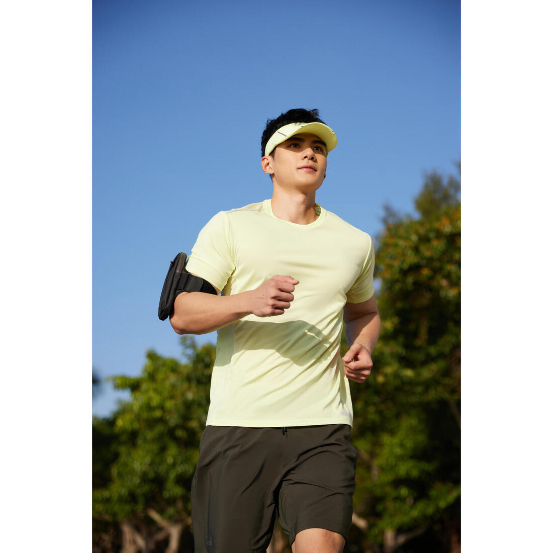 Brassard running smartphone adulte -KIPRUN multipoches noir
