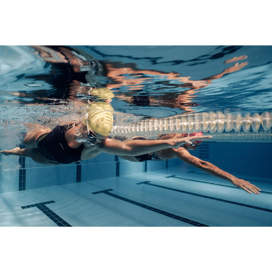 Maillot de bain 1 pièce natation entraînement femme, Kamyleon geol