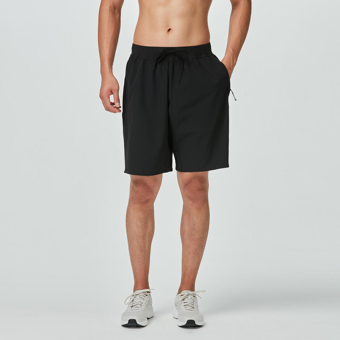 Men fitness shorts cardio training 500