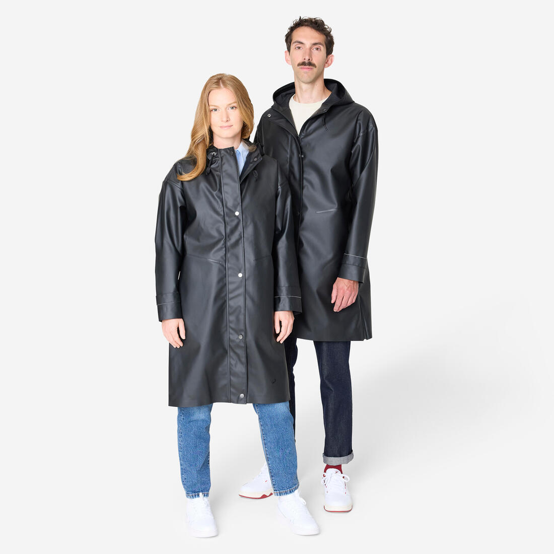Parka imperméable vélo ville unisexe