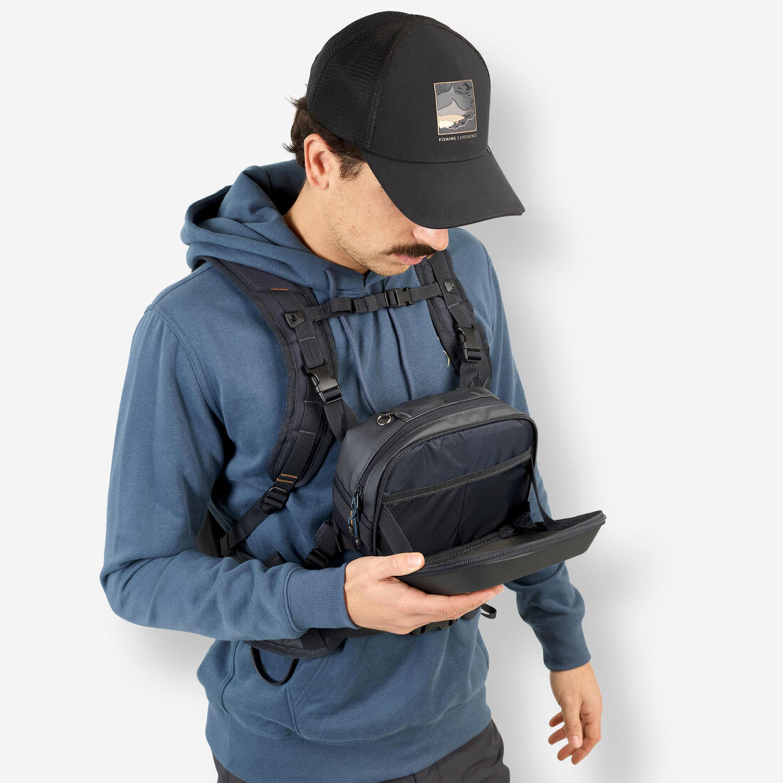 Sac à dos de pêche  Chest pack 500 15L + 5L