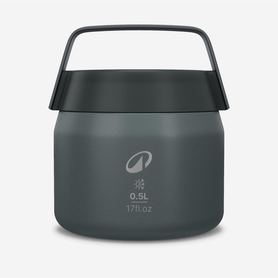 Boite alimentaire 900 isotherme acier inox 0,5L pour le camping, randonnée/trek – vert fumé