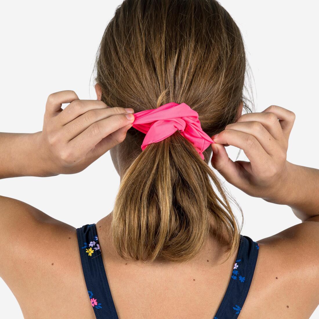 Chouchou de natation cheveux fille corail – 8810127