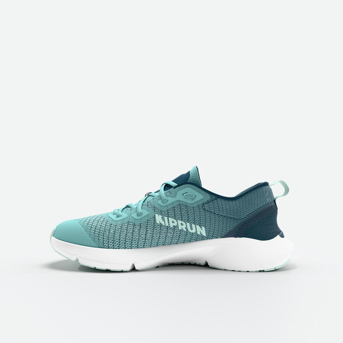 Chaussures de running drop 0 Enfant - KIPRUN KN500 vertes jaunes noires