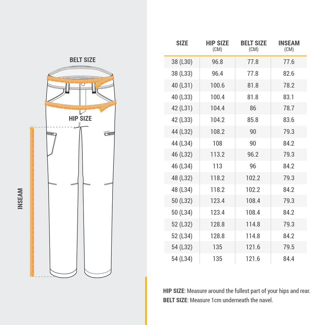 Pantalon de randonnée homme, NH500 Regular