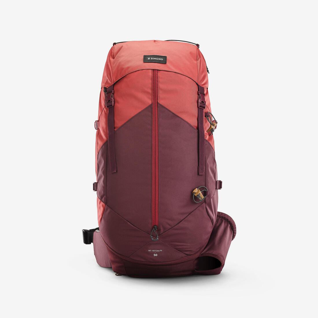 Sac à dos de trekking femme 50 l - mt 100 easyfit