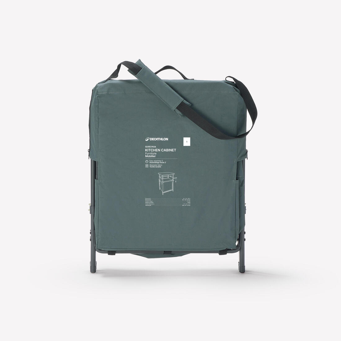 Meuble cuisine de camping S, pliable et  compact