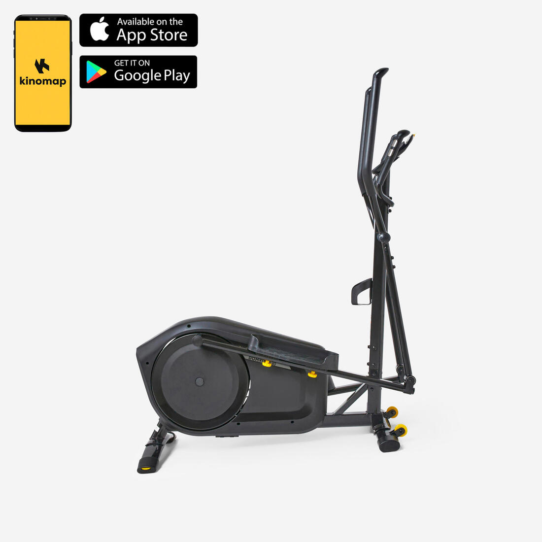 Vélo elliptique EL520B auto-alimenté et connecté Kinomap