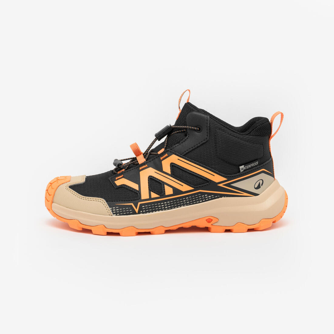 Chaussures de randonnée imperméables enfant du 35 au 38, Crossrock lacets