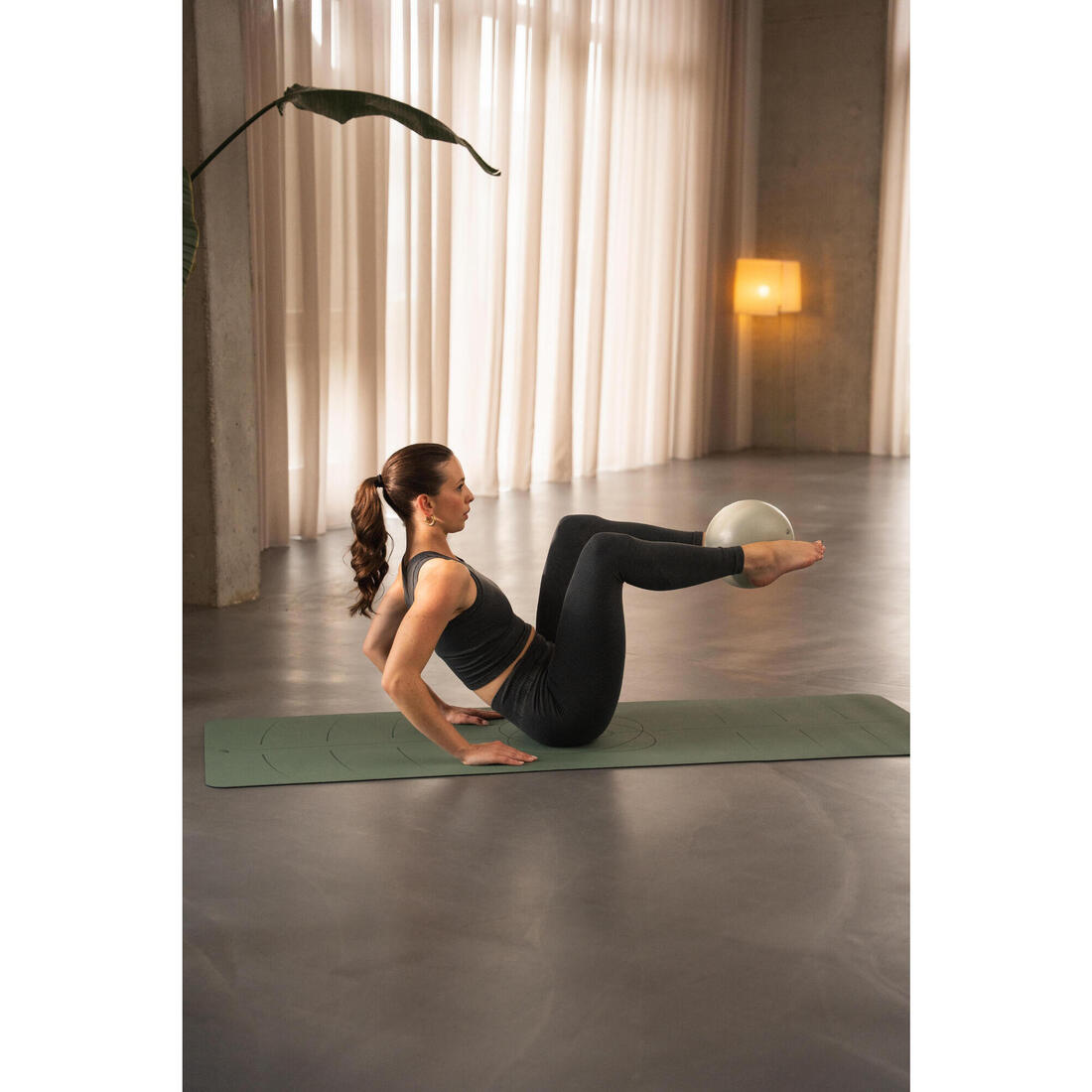 Legging de yoga et pilates sans couture et extensible femme