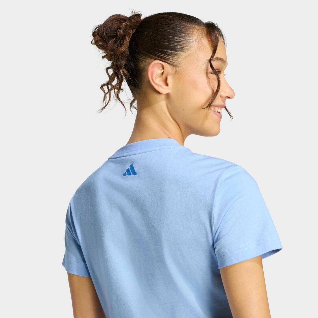 T-shirt de fitness en coton femme