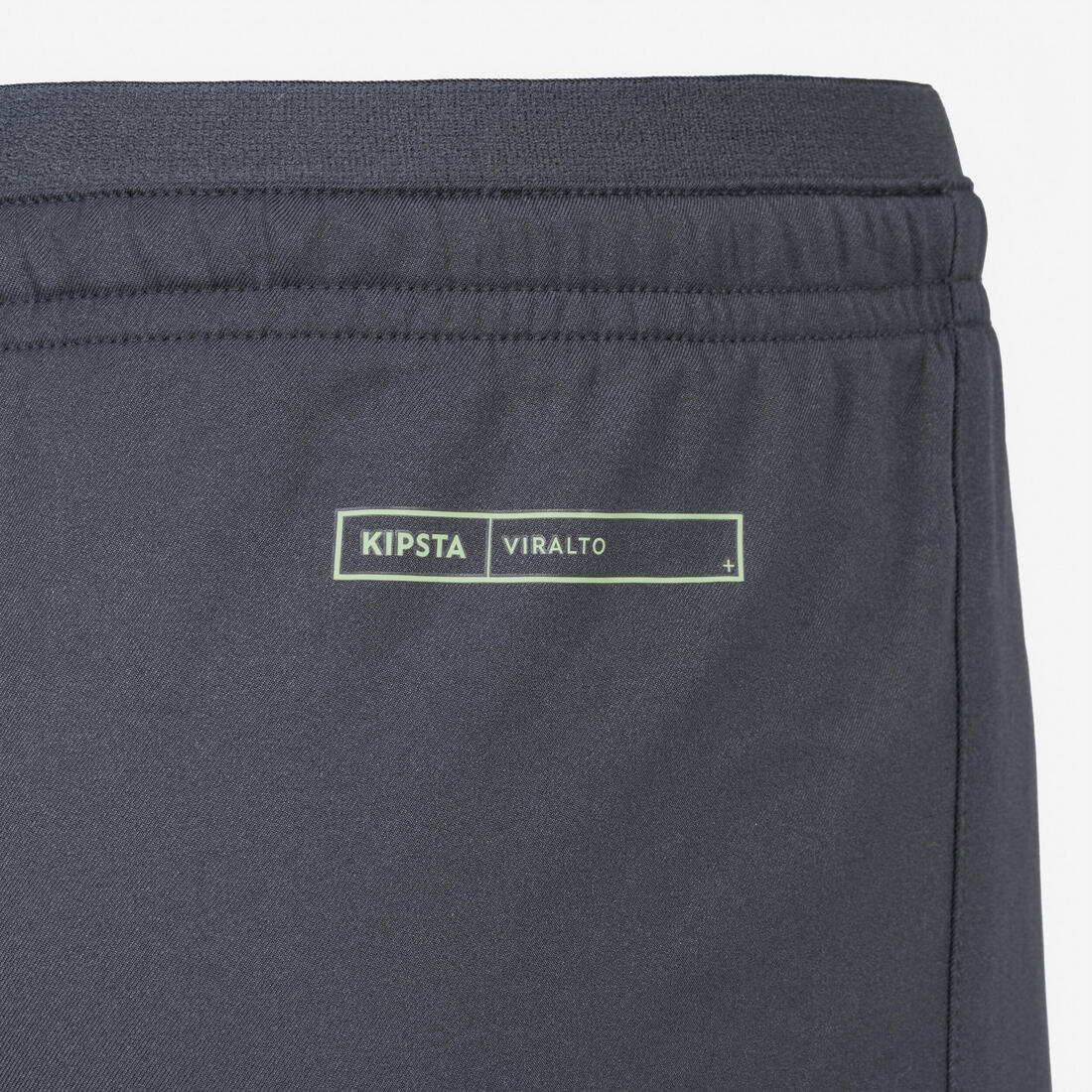SHORT DE FOOTBALL ENFANT VIRALTO KIDS GRIS BANDE