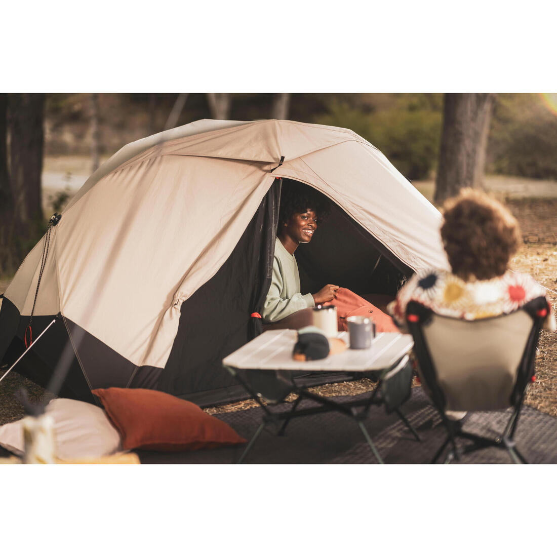 Chaise basse de camping, pliante et ultra compacte, 500 M