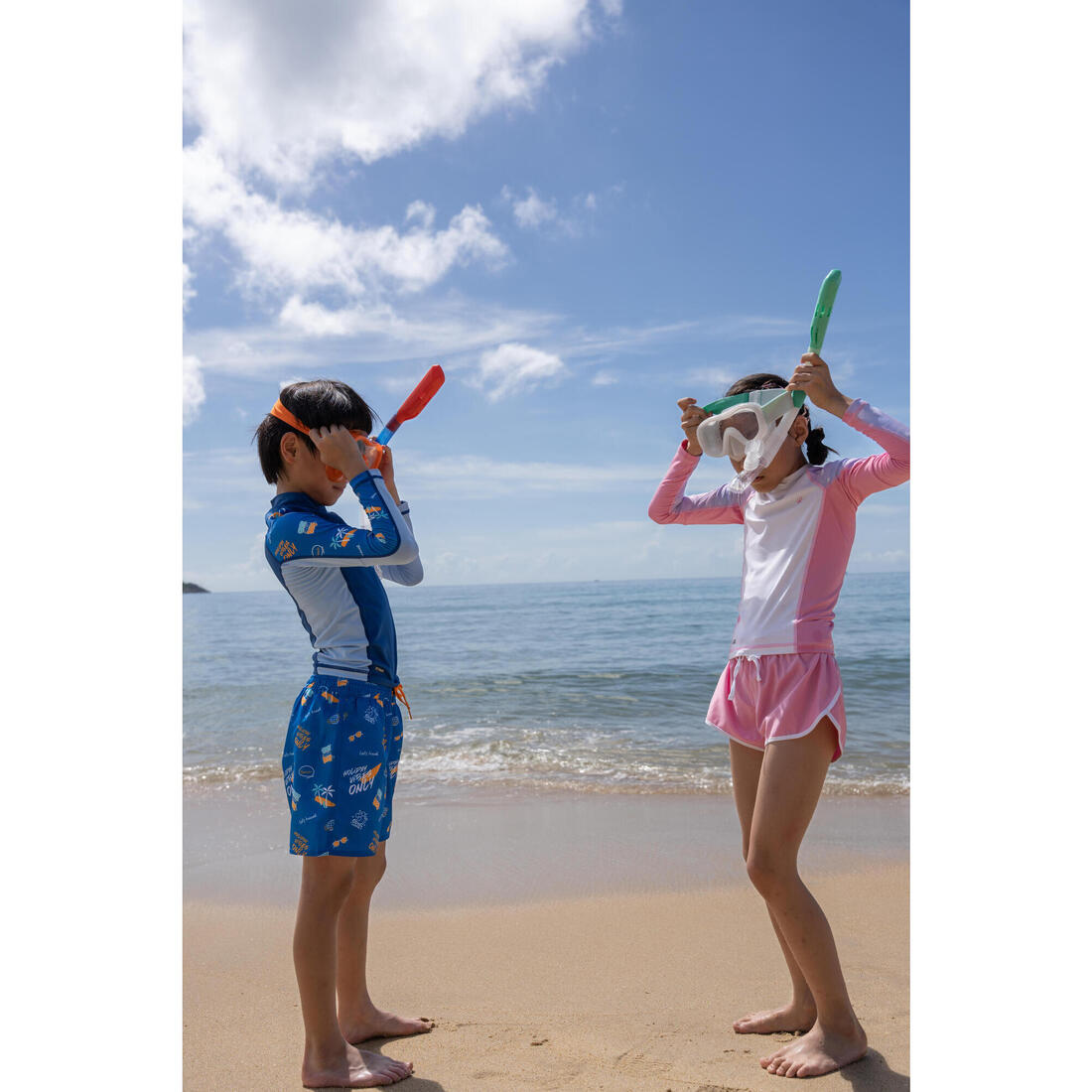 Kit snorkeling masque anti buée COMFORT tuba DRYTOP, 100 enfant