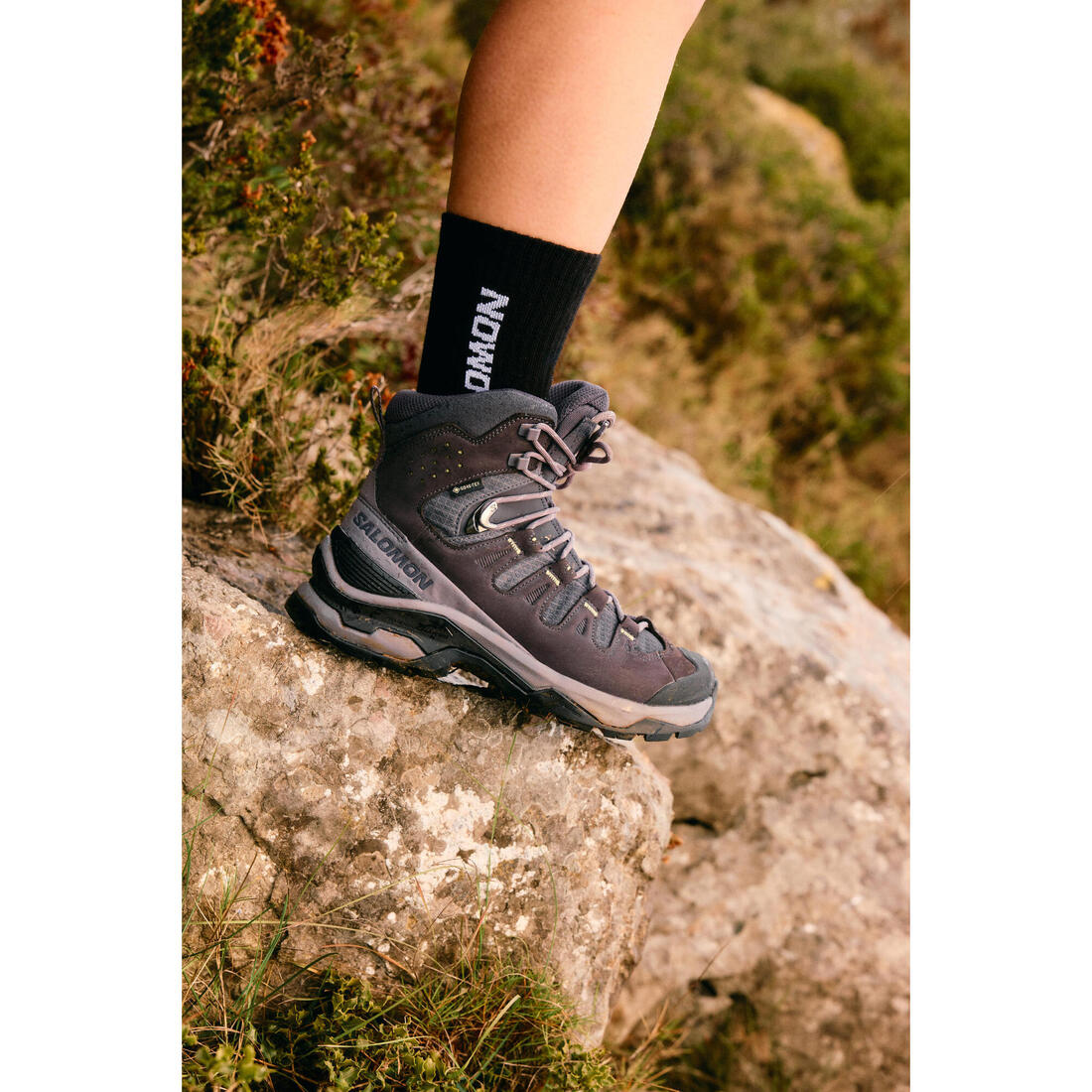 Chaussures trekking cuir imperméables Gore-Tex® - Salomon quest 5 gtx - Femme