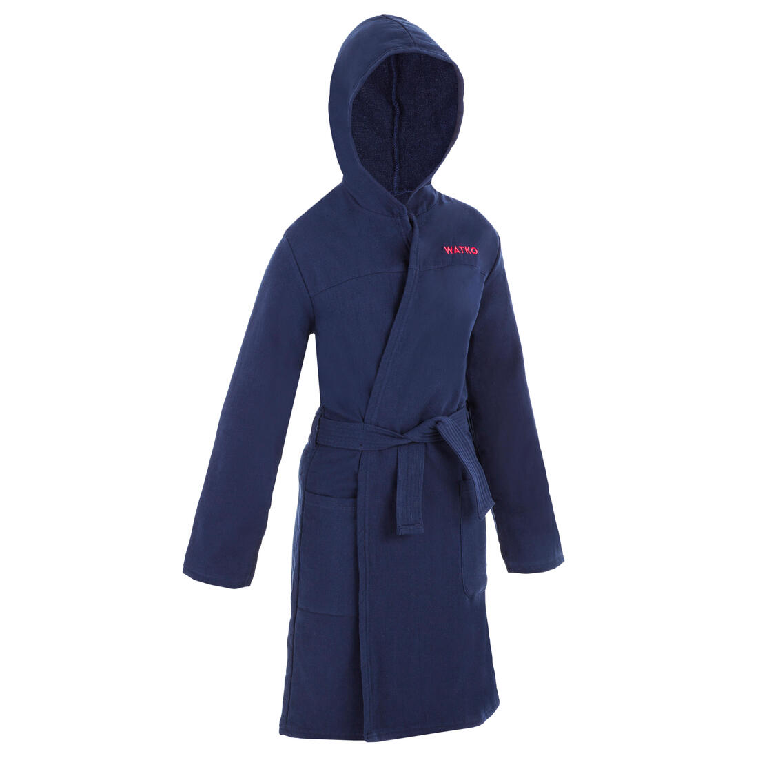 Peignoir de bain compact enfant à capuche en coton