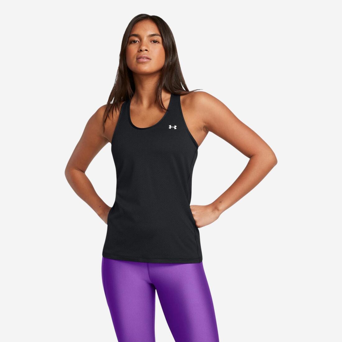 Débardeur HeatGear® Armour Racer pour femme, noir