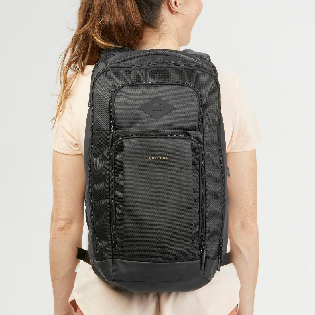 Sac à dos de randonnée multi-poches 32L, Escape 500 noir