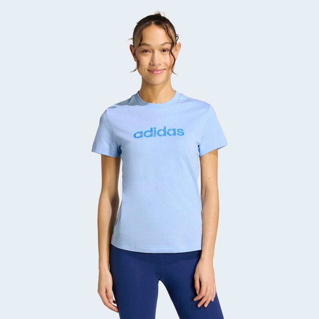 T-shirt de fitness en coton femme
