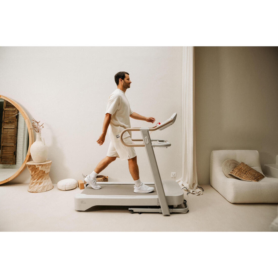 Tapis de marche W900B, 10 km/h, 50x120 cm, connecté et confortable