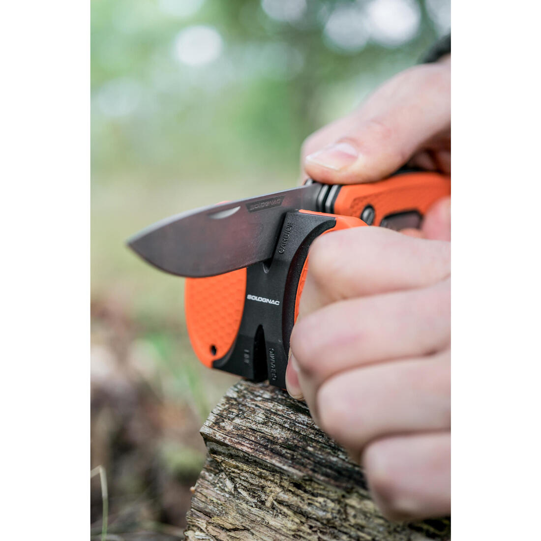 Couteau chasse multifonctions X7 Orange