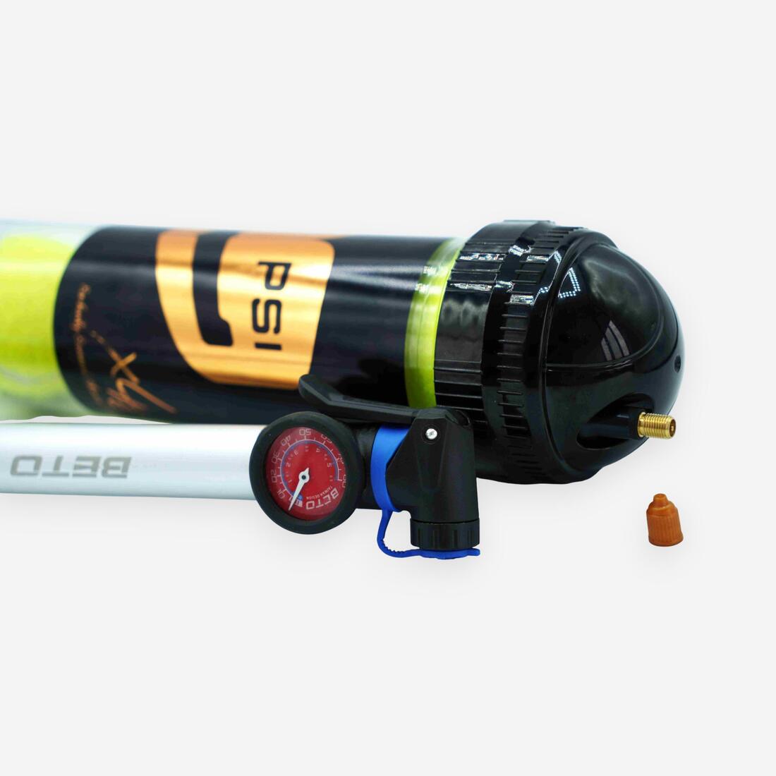 Pressurisateur de balles de tennis 4 balles - TuboX4 29PSI + pompe