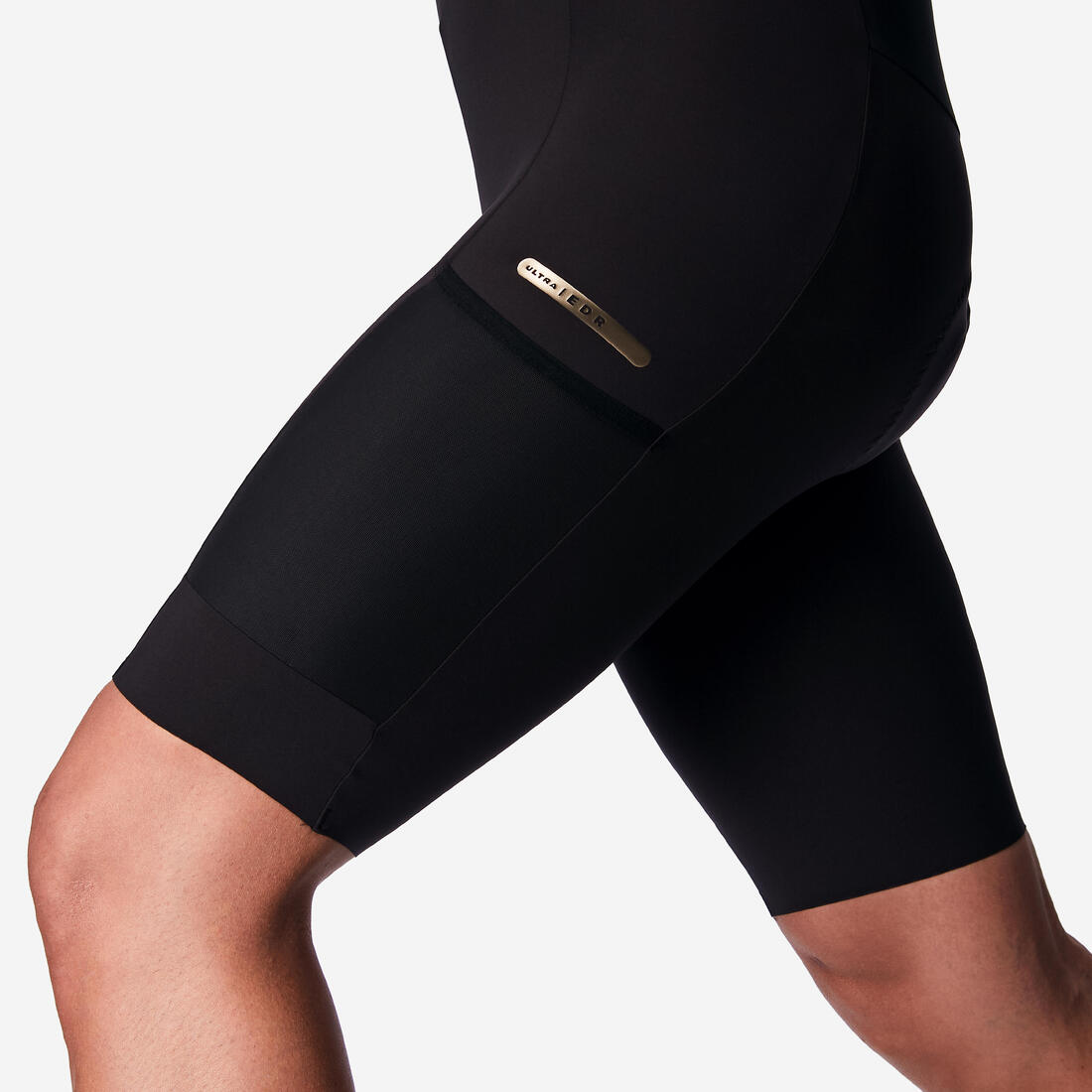 Cuissard court de vélo de route longue distance homme, EDR Ultra noir