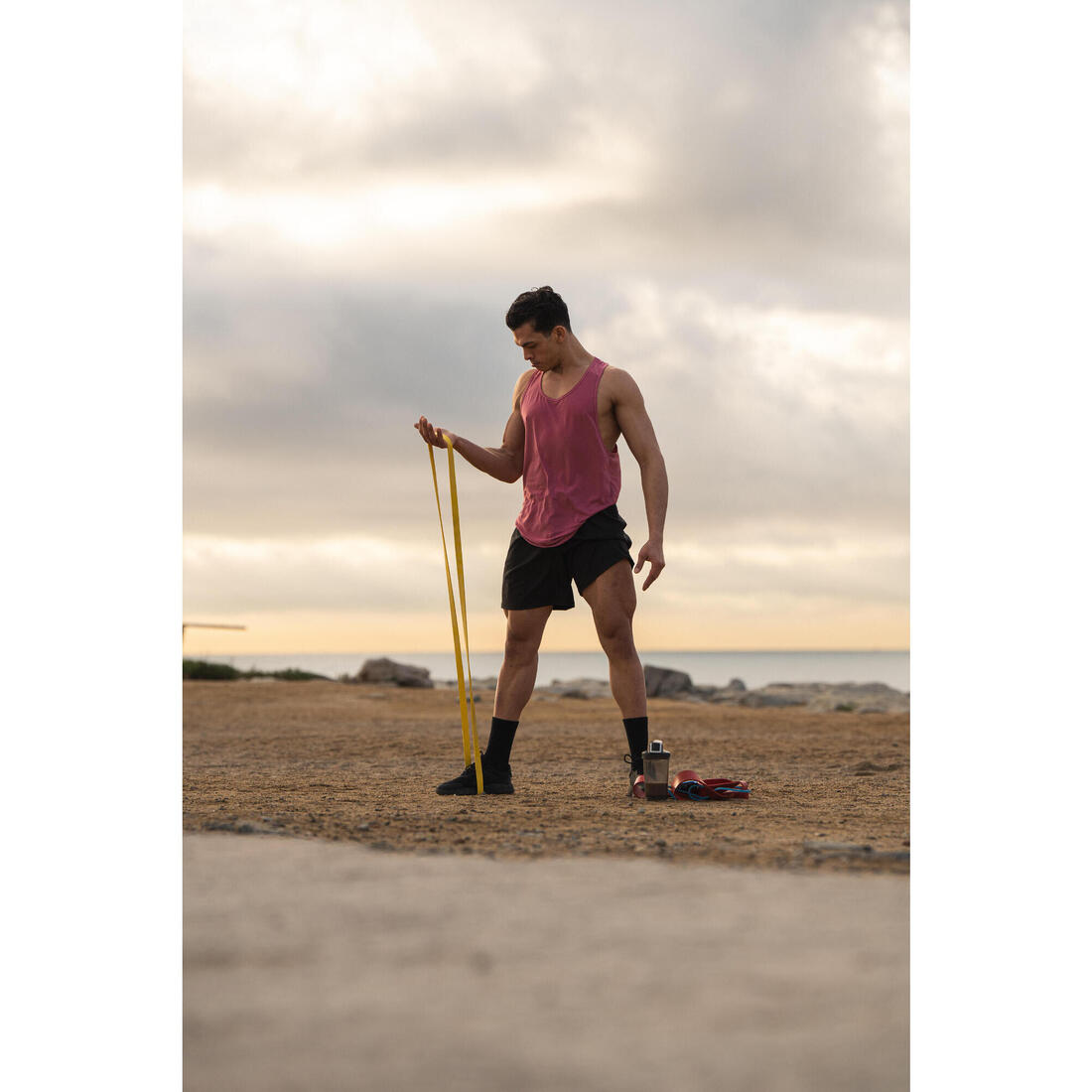 Élastique de musculation - training band 25 kg jaune