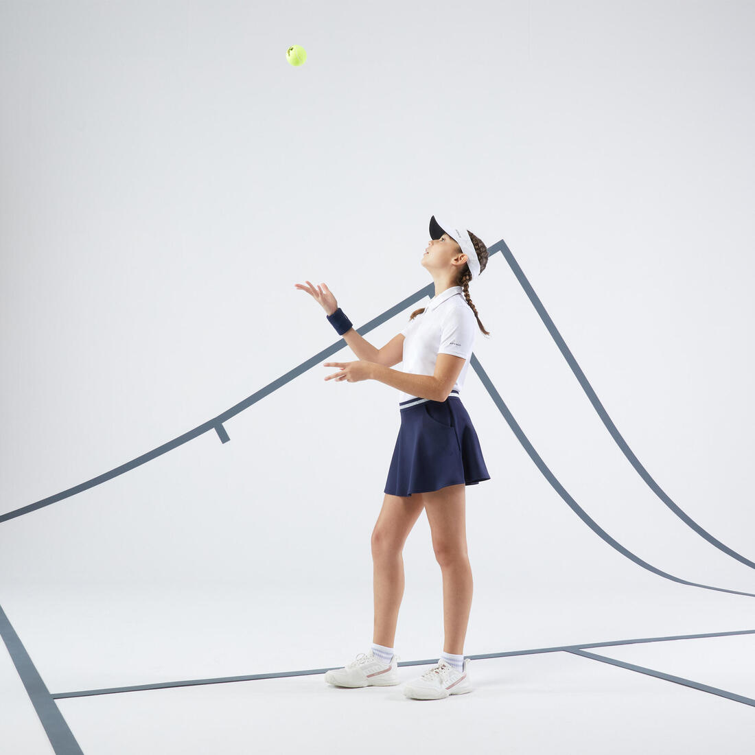 Jupe de tennis fille - TSK500