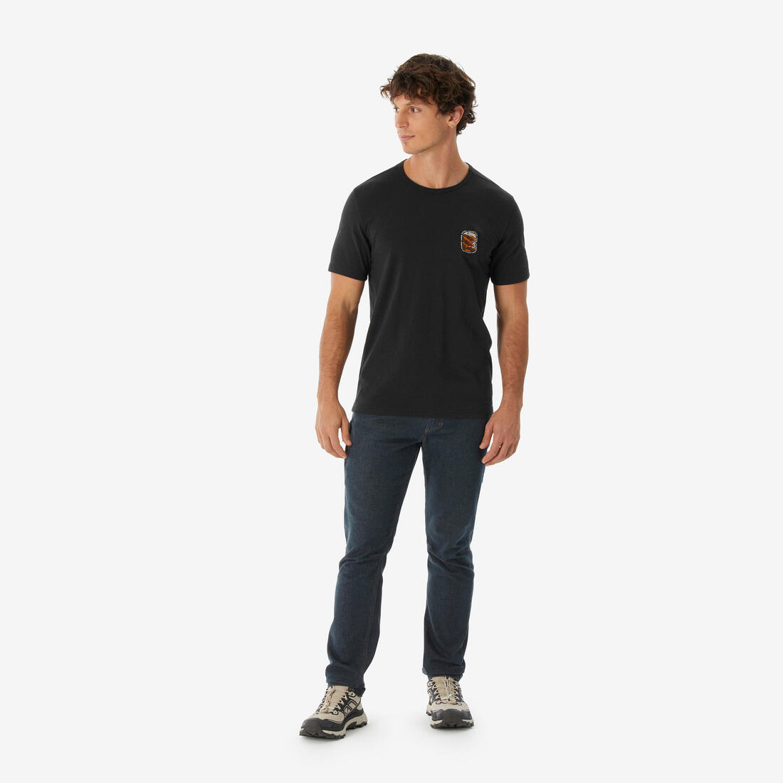 T-shirt de randonnée manches courtes homme, NH100