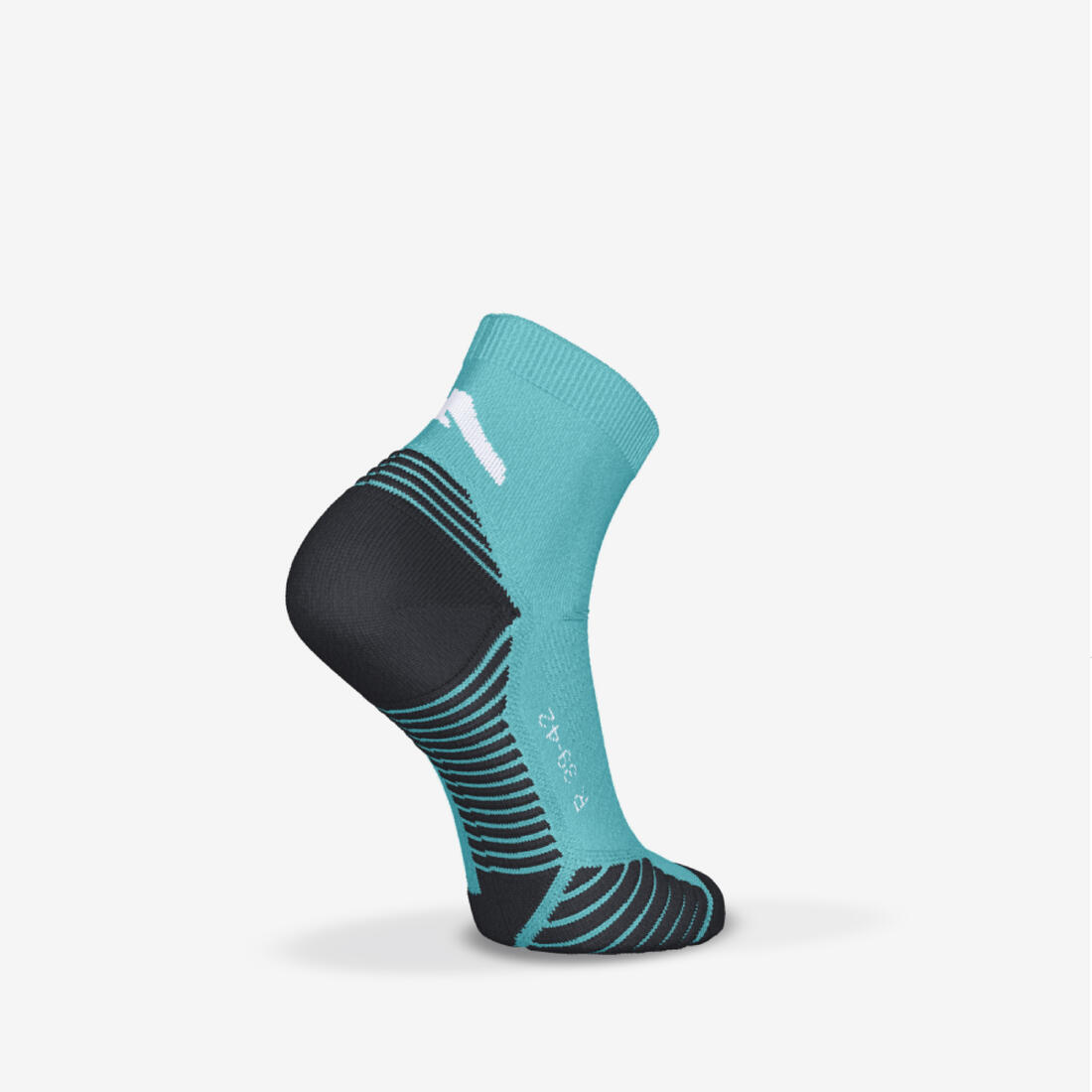LOT de 2 PAIRES de CHAUSSETTES DE RUNNING RUN500 EPAISSES MID