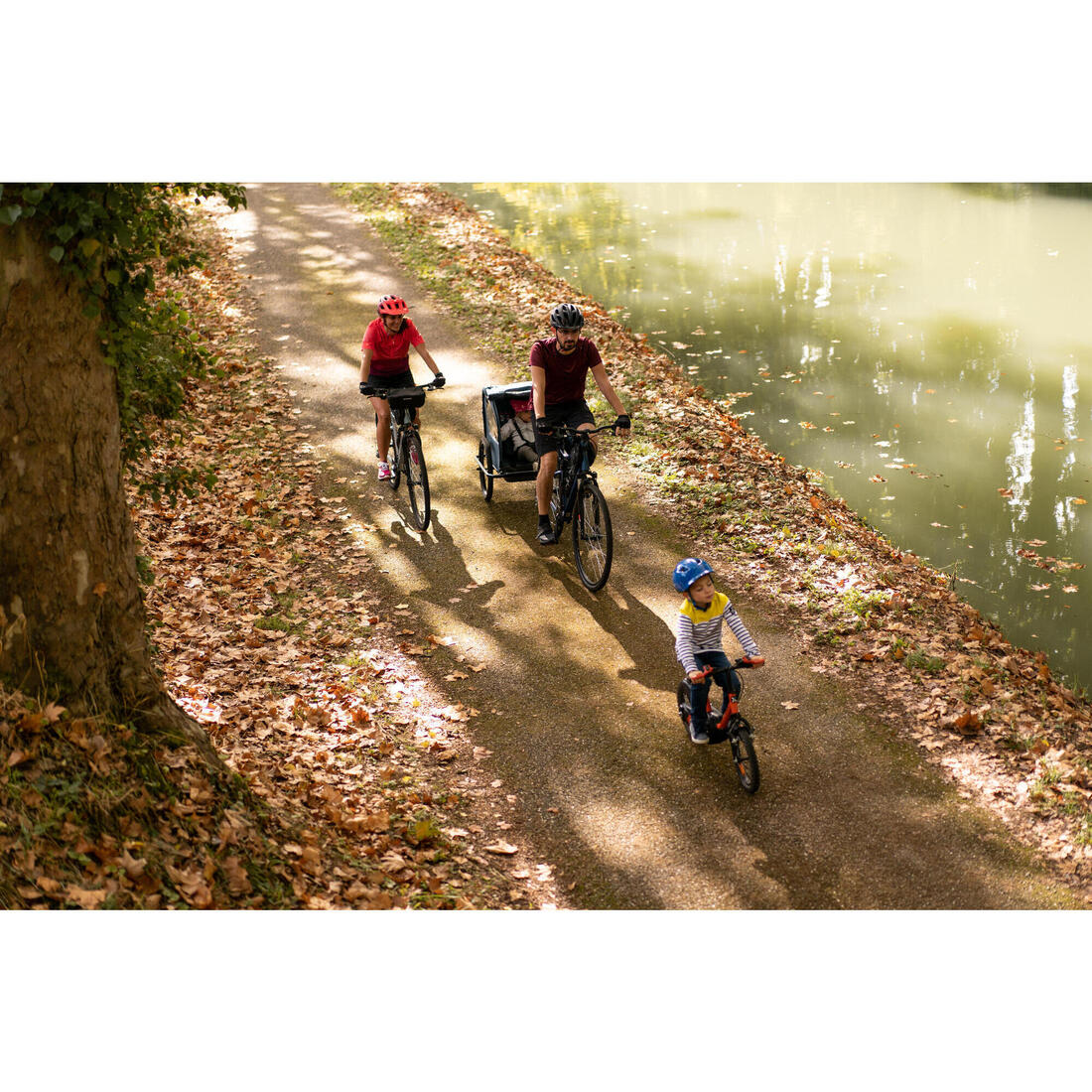 VÉLO TOUT CHEMIN RIVERSIDE 500 VERT D'EAU