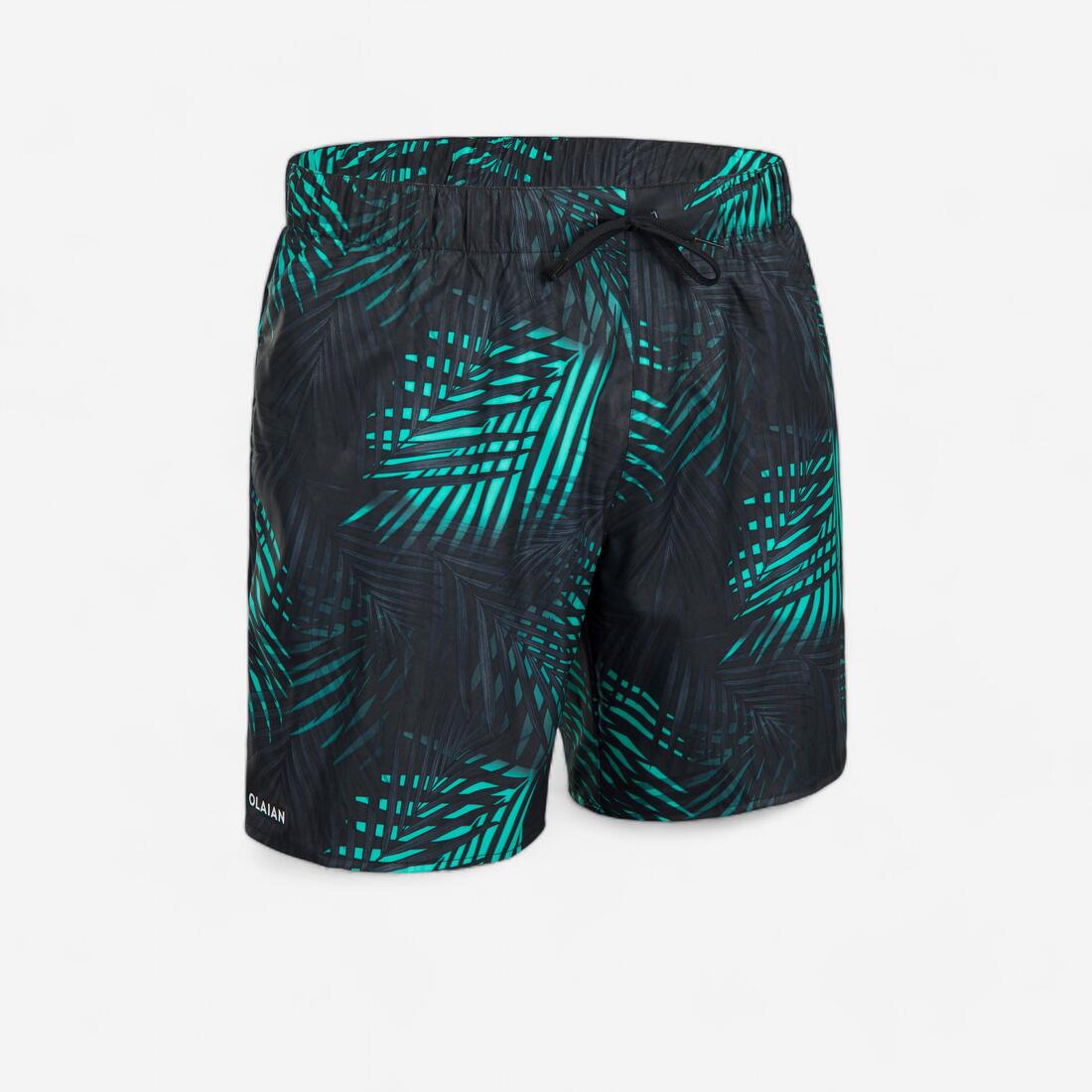 Boardshort surf 100 15" POPSTRIPE BLUE