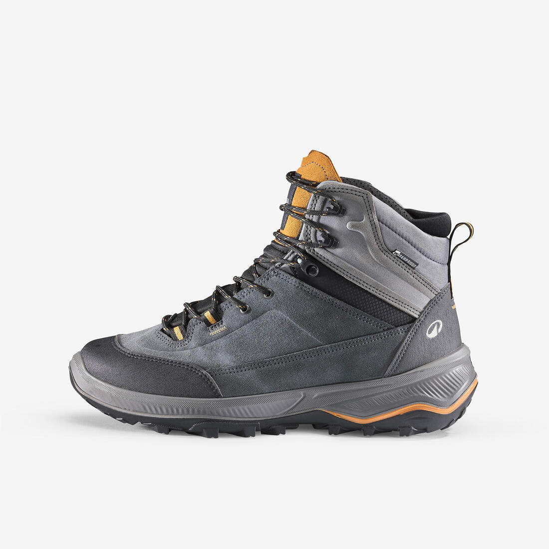Chaussures hautes trekking cuir - mt100 - homme