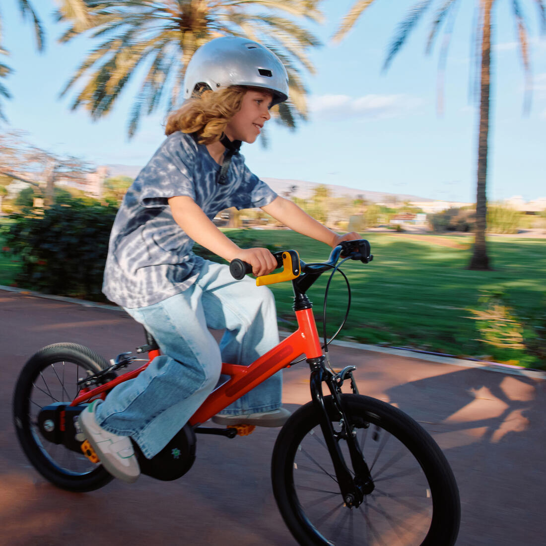 Vélo enfant 16 pouces 4-6 ans, DISCOVER 500
