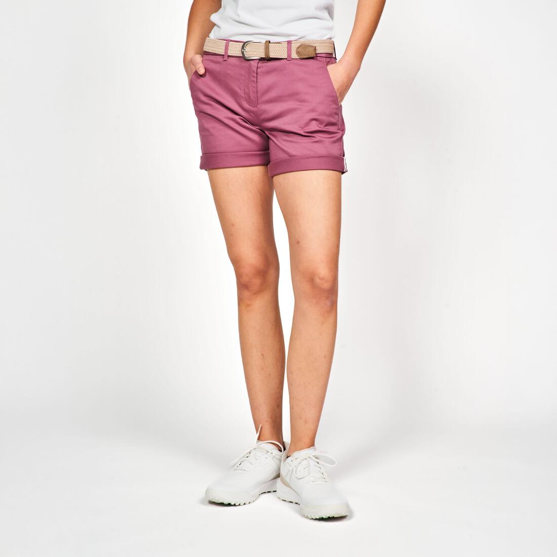 Short chino coton golf Femme, MW500