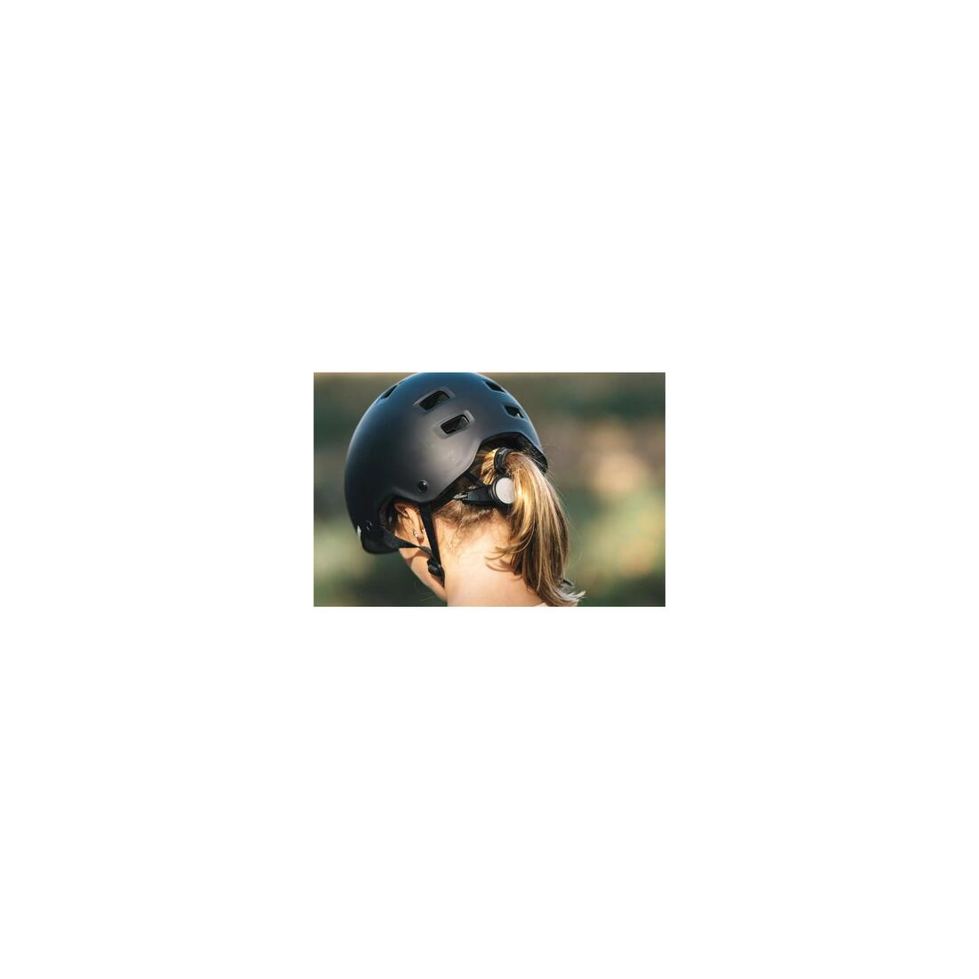 CASQUE VELO TEEN 500  BLACK XS