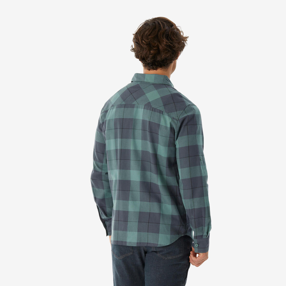Chemise de randonnée manches longues homme, TRAVEL 500 Chaud