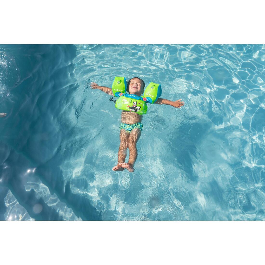 BOXER DE BAIN BEBE / ENFANT BLEU IMPRIME FISH