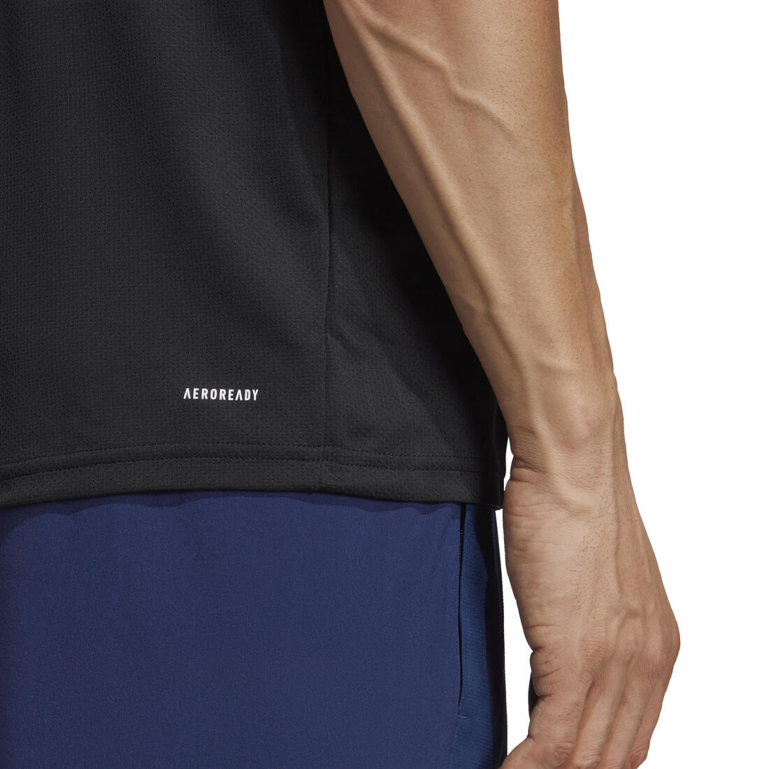 T-SHIRT DE FITNESS CARDIO ADIDAS HOMME NOIR